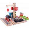 Bigjigs Rail Uhoľný dok so žeriavom