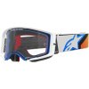ALPINESTARS okuliare SUPERTECH CORP modrá/oranžová číre plexi 2025