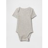GAP Baby body Sivá 3-6M Sivá Sivá