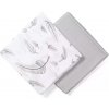BABYONO Plienky mušelínové Bamboo Feathers 2 ks 120x120 cm