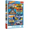 TREFL Puzzle Hot Wheels: Autíčka 2x70 dielikov