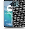 Picasee silikónový čierny obal pre Motorola Moto G72 - Separ - White On Black 2