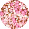 Posyp FunCakes - Jemné perličky Pink Celebration (Soft Pearl Mix) 80g