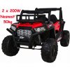 Joko Elektrické autíčko Buggy UTV 24V 200W penové kolesá kožené sedadlo nosnosť 50kg zelená