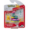 Jazwares Pokémon akční Pikachu, Alolan Muk a Machop 5 cm