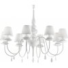 Závesné svietidlo/Luster Ideal lux 035574 BLANCHE SP8 BIANCO 8xE14 40W
