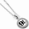 Carat Shop Stříbrný náhrdelník Harry Potter nástupiště 9 a 3/4 s krystaly BHPSN011