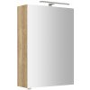 Sapho RIWA GALERKY RIWA galérka s LED osvetlením, 50x70x17cm, dub Alabama RIW050-0022