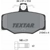 TEXTAR Sada brzdových platničiek kotúčovej brzdy 2154501