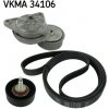 SKF Ozubený klinový remeň - Sada VKMA34106