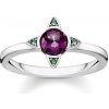 Thomas Sabo Prsten Barevné kameny TR2263 667 13 54 Sterling silver blac