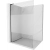 Mexen Kioto L Walk-in sprchová stena 110x200, transp./mráz čierna 800-110-103-70-35