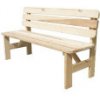 Rojaplast VIKING záhradná lavica drevená PRÍRODNÁ - 180 cm