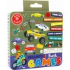 Floss&Rock Magnetická zábava a hry v plechovke Autá