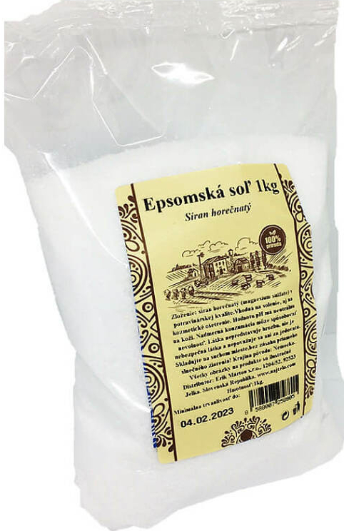 Najtelo Epsomská soľ 1 kg od 2,19 € - Heureka.sk