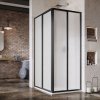 Ravak SRV2-75 195 S rohový sprchový kút, black+pearl 72 - 74 x 195 cm, black, 14V303O211