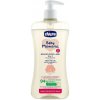 CHICCO Šampón micelárny na vlasy a telo s dávkovačom Baby Moments Sensitive 94 % prírodných zložiek 01024.10
