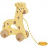 Ťahacia hračka (drevená) - žirafa