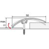 Effector Vyrovnávací profil Dub Oslo A65 EF3V01843 0,93 m