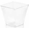 WIMEX Finger Food pohárik hranatý čírý 7,2 x 7,2 x 7,2 cm - 230ml 20 ks