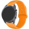 eses Základný silikónový náhradný remienok pre smart hodinky 22 mm Farba: oranžová