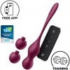 Satisfyer - love birds vary vibrating balls free app wine red