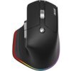 ACER bezdrátová myš Easy Fit Mouse,ergonomická,4000dpi,6 tlačítek,RGB,10m dosah,USB-C,BT,Black
