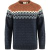 Fjällräven Övik Knit Sweater M dark navy/terracotta brown