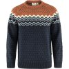 FJÄLLRÄVEN Övik Knit Sweater M Dark Navy-Terracotta Brown - XXL