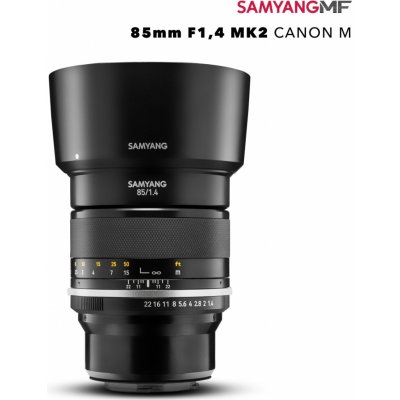 Samyang 85mm f/1.4 MK2 Canon M od 369 € - Heureka.sk