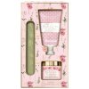 Baylis & Harding Rose, Poppy and Vanilla krém na ruky 50 ml + soľ do kúpeľa na ruky 70 g + pilník na nechty, kozmetická sada pre ženy