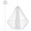 Sollux | Luster na lanku DEMI 1xE27/60W/230V biela | SLX0185