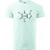 Caffeine molekuly - Klasické pánske tričko vyššej gramáže - XS ( Frost )