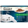 Nestle Nestlé Gourmet Perle Multipack v šťave so zeleninou kapsička 4x85g