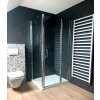 Sanovo T1 PLUS40 KOMBI 105x90 - obdĺžníkový sprchový kút (102-107)x90x190 cm (T1P40K_10590C)