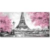 Fotoobraz na skle Eiffelova veža Paríž 100x50 cm