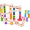 Bigjigs Toys Drevená guličkové dráha Farebná