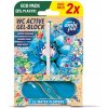 AMBIPUR WC Active gél-blok vodné kvety 2 x 45 g