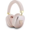 Guess PU Leather 4G Triangle Logo Bluetooth Stereo Headphone ružové