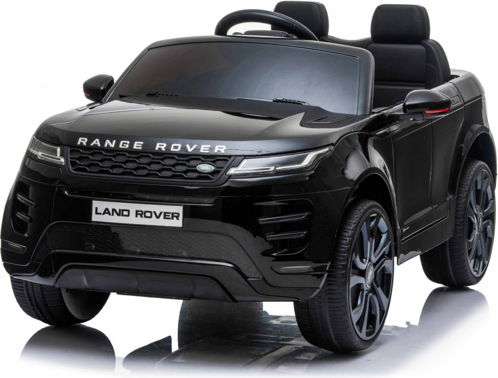 Beneo Elektrické autíčko Range Rover Evoque Jednomiestne Kožené sedadlá MP3 Prehrávač s prípojkou USB/SD Pohon 4x4 Batéria 12V10AH EVA kolesá Odpružené nápravy Kľúčové trojpolohové