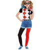 Amscan Čierno-červená Harley Quinn