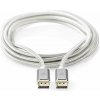 NEDIS PROFIGOLD Displayport kabel/ DisplayPort zástrčka - DisplayPort zástrčka/ bavlna/ stříbrný/ BOX/ 2m CCTB37014AL20