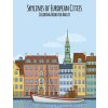 Skylines of European Cities Coloring Book for Adults
