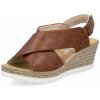 Dámske sandále RIEKER 61975-24 hnedá S5 39