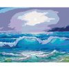 Diamondi Diamantové maľovanie VEĽKÉ VLNY 40 x 50 cm vypnuté plátno na rám