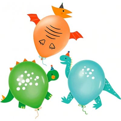 Partypal Balóny Dinosaurus 30 cm