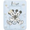 Ceba Baby Prebaľovacia podložka mäkká 50x70 cm Minnie & Mickey modrá