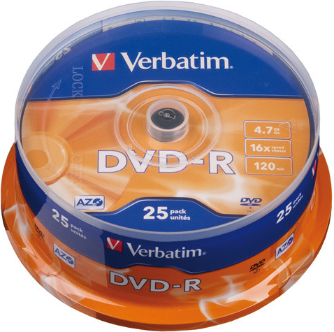 Verbatim DVD-R 4,7GB 16x, 25ks od 7,91 € - Heureka.sk