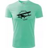Still Plays With Planes - Pánske tričko Fantasy športové - M ( Mätová )