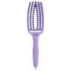 Olivia Garden Finger Brush kefa na vlasy masážna 6-radová stredná lavender